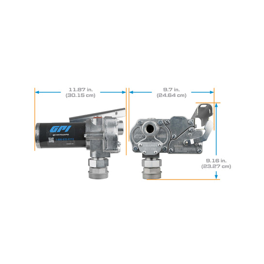 GPI 15 GPM 12V Fuel Transfer Pump GPI110000-100 | RogueFuel.ca