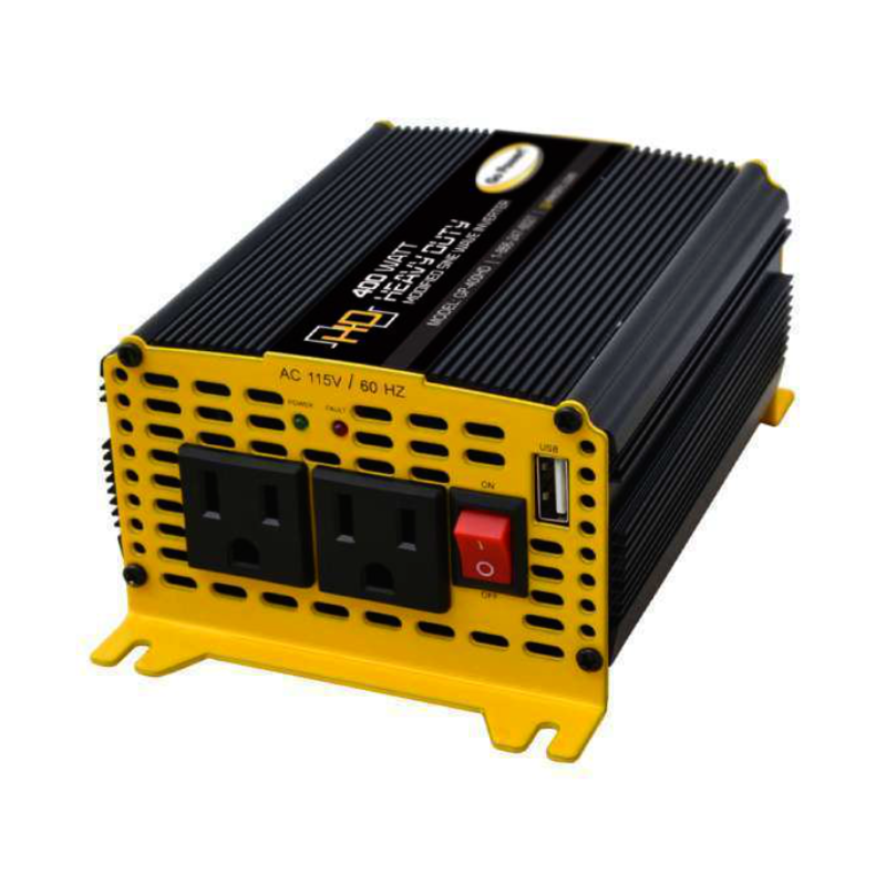 Go Power GP-400HD 400W Heavy Duty Modified Sine Wave Inverter | RogueFuel.ca | Munro Industries