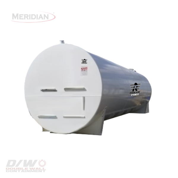 Meridian 35,000 Litre/ 7,699 Gallon Double Wall Fuel Tank, Fully Welded Saddle - 64035 | RogueFuel.ca | Munro Industries