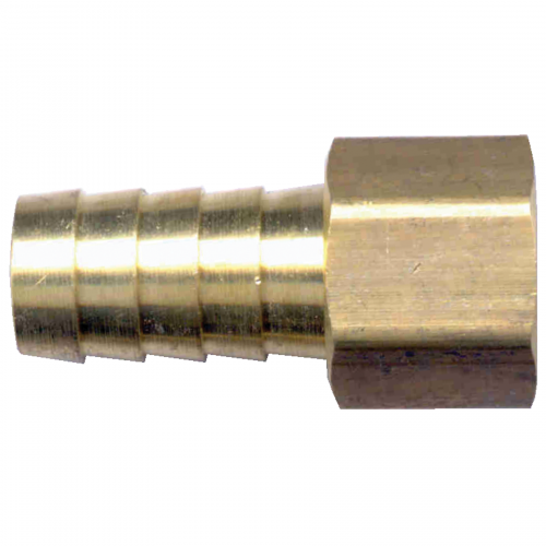 Fairview Brass Hose Barb;3/4x1/2 FPT Item #: FVF-126-12D | RogueFuel.ca