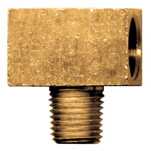 Fairview Brass Inv. Flare Tee;3/16x1/8 MPT Item #: FVF-145-3A | RogueFuel.ca