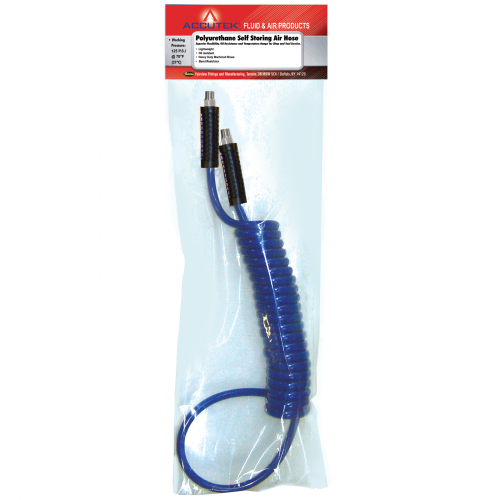 Fairview PU Coiled Assy;1/4x12ft Item #: FVF-1936-4-12 | RogueFuel.ca