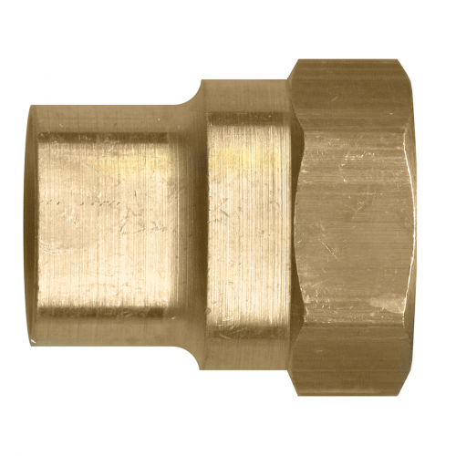 Fairview Brass Sweat Adptr;1/2K(5/8 OD)x1/4FPT Item #: FVF-46SW-10B | RogueFuel.ca