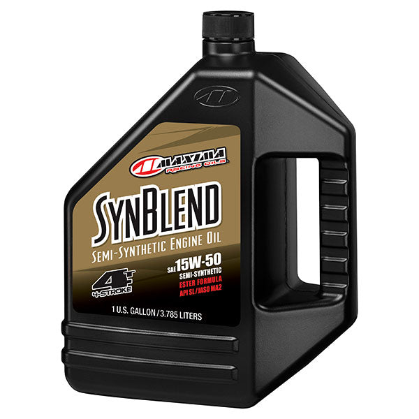 Maxima Racing Oils Synthetic Blend Ester 4-Stroke Engine Oil Ea Of 4 (30-369128B-1)