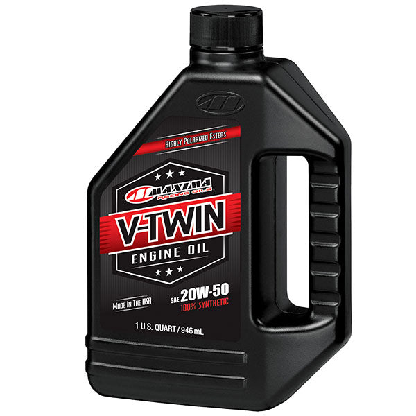 Maxima Racing Oils V-Twin Full Synthetic 20W50 Ea Of 12 (30-11901-1)