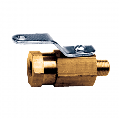 Fairview Mini Ball Valve;1/8FPTx1/8MPT Item #: FVF-BV3120-A | RogueFuel.ca