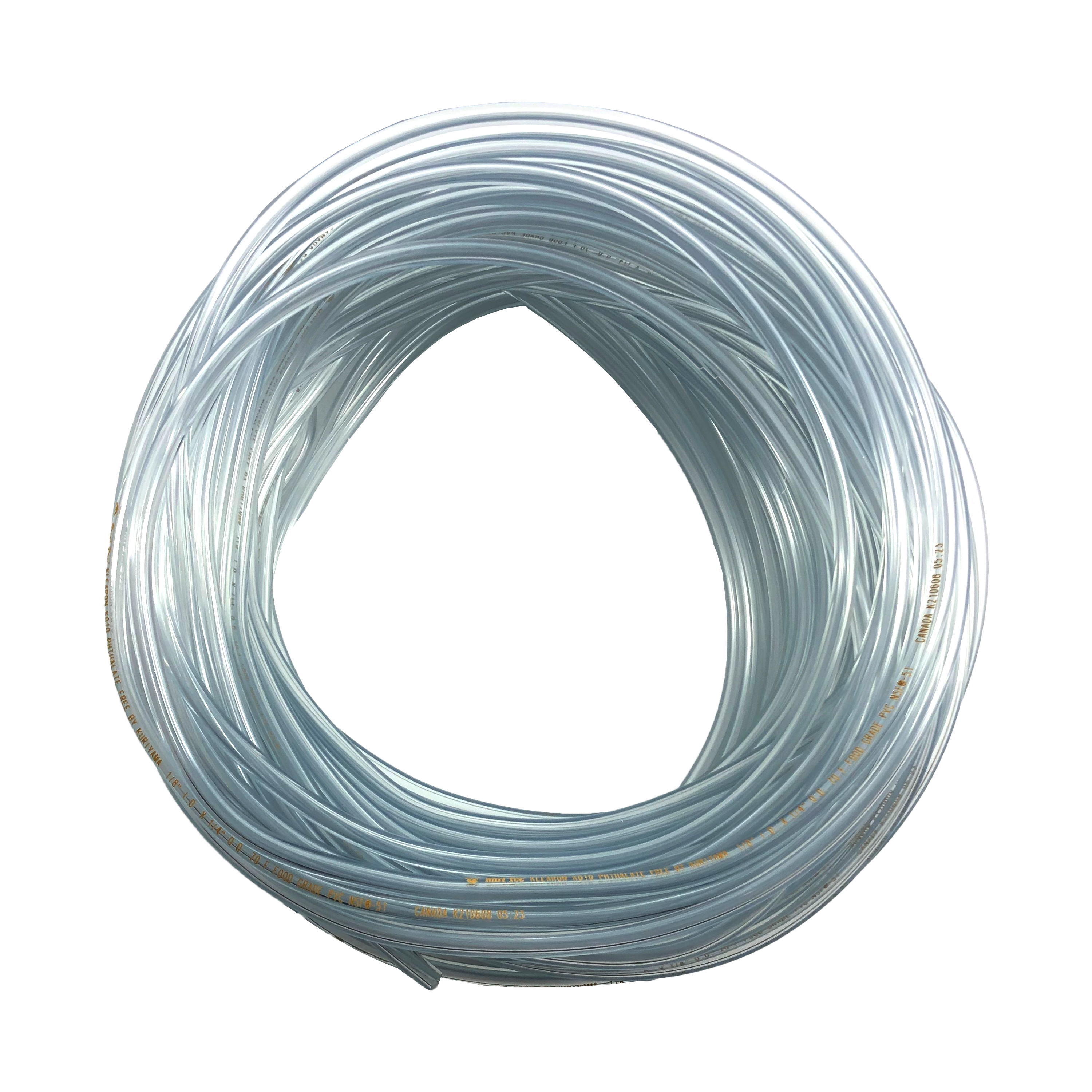 Fairview 1-1/2 ODx1 ID Clear PVC Tube;100ft Item #: FVF-JFT-2416-100 | RogueFuel.ca