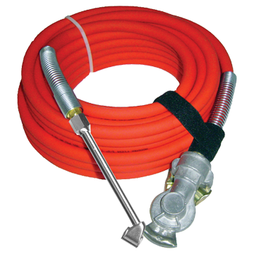 Fairview SuprFlex Hose Assy;3/8ID;GHUx Hose Chuck;50ft;Red Item #: FVF-GL6RED-50GHU-DF | RogueFuel.ca