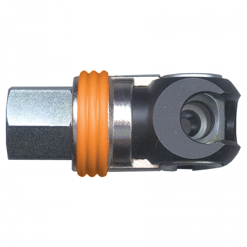 Fairview Swing Coupling Indust.;1/4x1/4BARB Item #: FVF-QD-SCINDMC4-4H | RogueFuel.ca