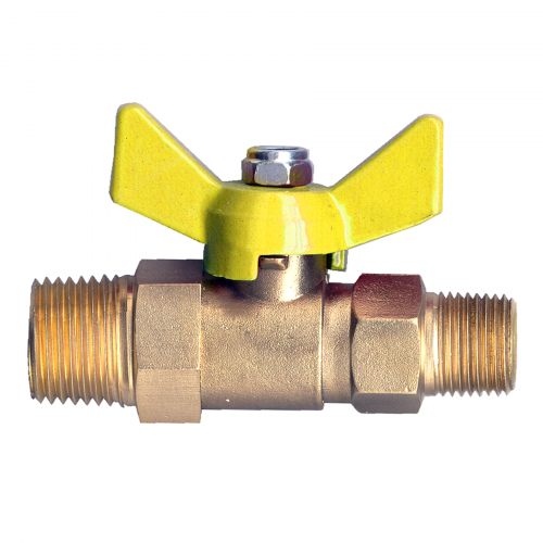 Fairview Utility Ball Valve;1/2MPTx3/8MPT Item #: FVF-BV1122-DC | RogueFuel.ca