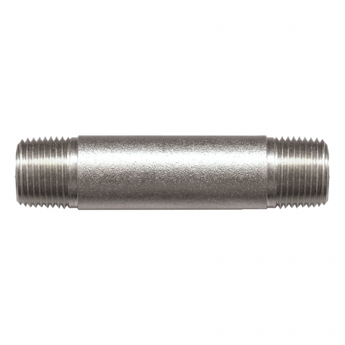 Fairview Steel Long Nipple;1/4MPTx1-1/2in Item #: FVF-S1013-B1-1/2 | RogueFuel.ca