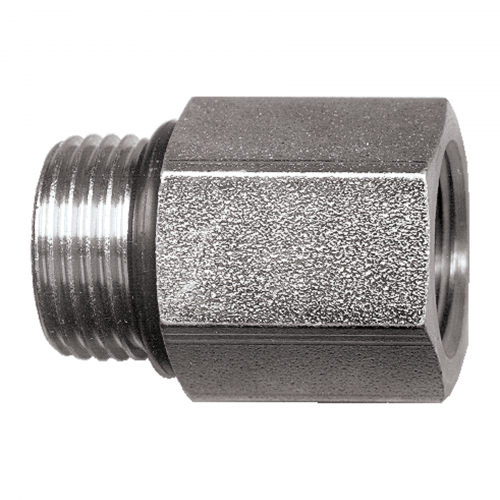 Fairview Steel Adapter;3/4-16 ORBx1/2 FPT Item #: FVF-S3620-8D | RogueFuel.ca