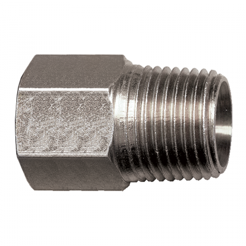 Fairview Steel Adapter;7/8-14 F.ORBx1/2MPT Item #: FVF-S3622F-10D | RogueFuel.ca