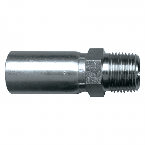 Fairview U Series Crimp End;3/8ID x1/2MPT Item #: FVF-SC625-6D | RogueFuel.ca