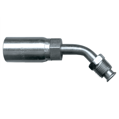 Fairview U Series Crimp End;45Elbow;1/4ID x1/4INVFL Item #: FVF-SC632-44 | RogueFuel.ca